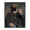 Stupell Industries Smoking Historical Dog Framed Giclee Wall Art Design by Alicia Longley